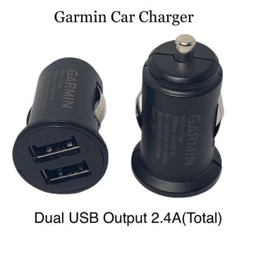 Genuine Garmin Dual USB Port Car Charger Adapter For DashCam SatNav & Smartphone