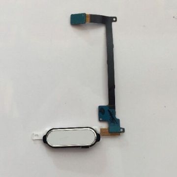 Genuine Samsung Galaxy Note 4 n910 Home Button Flex White With Touch Ic