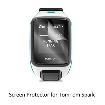 3x Clear LCD Screen Protector For Tomtom GPS Watch - 22x25mm Display