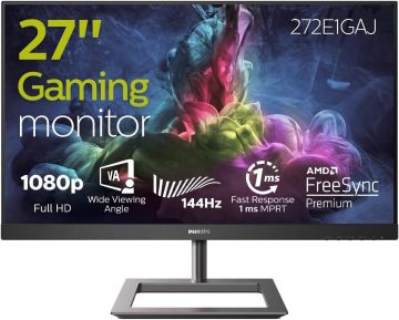 Philips 272E1GAJ 27" Gaming Monitor Full HD 1ms 144Hz Refresh Rate