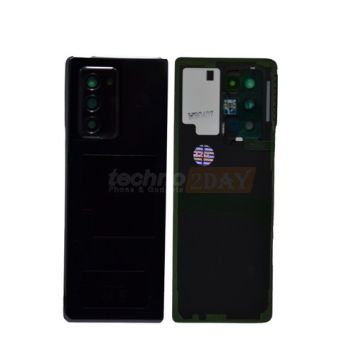 Genuine Samsung Fold 2 F916B Battery Cover +Cam Lens +Adhesive Black GH82-23688A