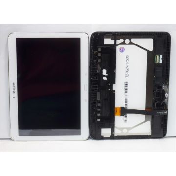 Genuine Samsung Tab 4 10.1 T530 T531 T533 LCD Assy +Frame New White GH97-17100B