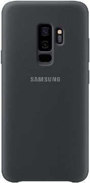 Samsung Silicone Cover Silky And Soft-Touch Finish For Samsung Galaxy S9+ (EF-PG965TBEGWW) - Black