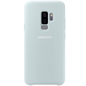 Samsung Silicone Cover Silky And Soft-Touch Finish For Samsung Galaxy S9+ (EF-PG965TLEGWW) - Blue
